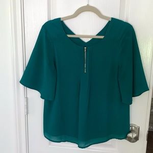 EUC Green Blouse